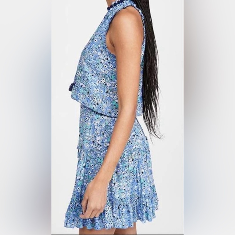 POUPETTE ST BARTH Clara Mini Dress Blue Malva